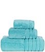 Southern Living Turkish Cotton & Modal Bath Towels, Color:Aqua - Image 1