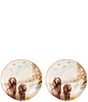 Southern Living Dog Accent Plates, Set of 2 - Image 1
