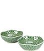 Color:Green - Image 1 - Cabbage Cereal Bowls, Set of 2