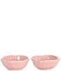 Southern Living Cabbage Mini Bowls, Set of 2, Color:Pink - Image 1