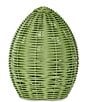 Southern Living Easter Collection Wicker Look Medium Green Egg Tabletop Decor - Image 1