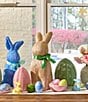 Southern Living Easter Collection Wicker Look Medium Green Egg Tabletop Decor - Image 2