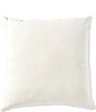 Southern Living Embroidered Lattice Decorative Square Pillow, Color:Terracotta - Image 2