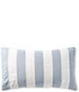 Southern Living Embroidered Stripe Lumbar Pillow - Image 1