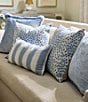 Southern Living Embroidered Stripe Lumbar Pillow - Image 3