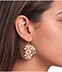 Southern Living Etched Disc Drop Earrings - Image 2