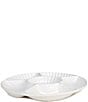 Southern Living Everyday Heirlooms Chip and Dip Tray, Color:White - Image 1
