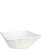 Southern Living Everyday Heirlooms Medium Square Bowl, Color:White - Image 1