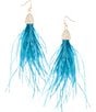 Southern Living Feather Drop Earrings - Image 3