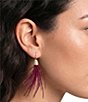 Southern Living Feather Drop Earrings - Image 2