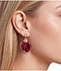 Southern Living Feather Fan Statment Drop Earrings - Image 2