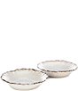 Color:Cream - Image 1 - Glazed Floral Soup Bowl, Set of 2