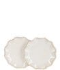 Color:Cream - Image 1 - Gracie Collection Salad Plates, Set of 2