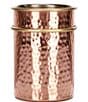 Southern Living Hammered Copper & Forged Gold Utensil Crock, Color:Copper - Image 1