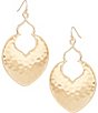 Southern Living Hammered Geometric Drop Earrings - Image 1