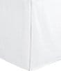 Color:White - Image 1 - Heirloom Distressed Linen Bed Skirt