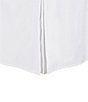 Color:White - Image 1 - Heirloom Pleated Sateen Bed Skirt