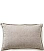 Color:Gray - Image 1 - Heirloom Quilted Linen Breakfast Pillow