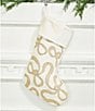 Southern Living Holiday Collection Bow Needlepoint Stocking - Image 1