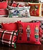 Southern Living Holiday Collection Embroidered Nutcracker Square Pillow - Image 3