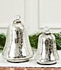 Southern Living Holiday Collection Glass Crackle Bell LED Light-Up Tabletop Decor - Image 1