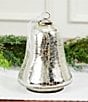 Southern Living Holiday Collection Glass Crackle Bell LED Light-Up Tabletop Decor - Image 3