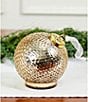 Southern Living Holiday Collection Textured Glass LED Ornament Decor - Image 2