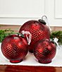 Southern Living Holiday Collection Textured Glass LED Ornament Decor - Image 5