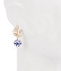 Southern Living Leaf Chinoiserie Bead Drop Earrings - Image 2