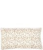 Color:Tan - Image 1 - Leopard Linen & Cotton Bolster Pillow