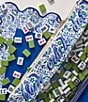 Southern Living Mahjong Floral Tile Box Set, Color:Navy - Image 3
