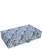 Southern Living Mahjong Floral Tile Box Set, Color:Navy - Image 1