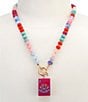 Southern Living Mahjong Tile Beaded Short Pendant Necklace - Image 1