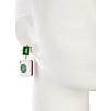 Southern Living Mahjong Tile Novelty Drop Earrings, Color:Multi - Image 2