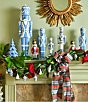 Southern Living Meet Me Under The Mistletoe Collection Blue Tartan Plaid 4#double; Decorative Ribbon - Image 4