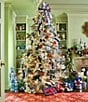 Southern Living Meet Me Under The Mistletoe Collection Blue Tartan Plaid 4#double; Decorative Ribbon - Image 5