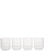 Southern Living Mesa Acrylic Double Old-Fashion Glasses, Set of 4, Color:Clear - Image 1