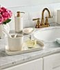 Southern Living Micro Bead Bath Tray, Color:White - Image 4