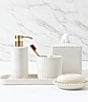 Southern Living Micro Bead Lotion/Soap Dispenser, Color:White - Image 2