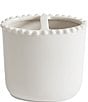 Color:White - Image 1 - Micro Bead Toothbrush Holder