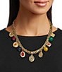 Southern Living Mixed Charm Chain Collar Necklace - Image 1
