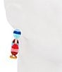Southern Living Multi Thread Wrapped Hoop Earrings - Image 2