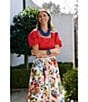 Southern Living Rainbow Multi-Thread Wrapped Resort Hoop Earrings - Image 4