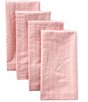 Southern Living Norah Pink Block Napkins, Set of 4, Color:Multi - Image 1