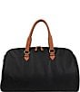 Southern Living Nylon Garment Duffle Bag, Color:Black/Tan - Image 1