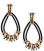 Southern Living Open Circle Discs Cord Drop Earrings - Image 1
