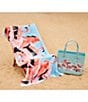 Color:Multi - Image 5 - Outdoor Living Collection Flamingoes Printed Beach Towel