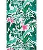 Color:Green - Image 1 - Outdoor Living Collection Tropical Foliage Green Printed Beach Towel