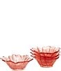 Color:Pink - Image 1 - Floral Appetizer Bowls, Set of 4
