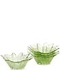 Color:Green - Image 1 - Floral Appetizer Bowls, Set of 4